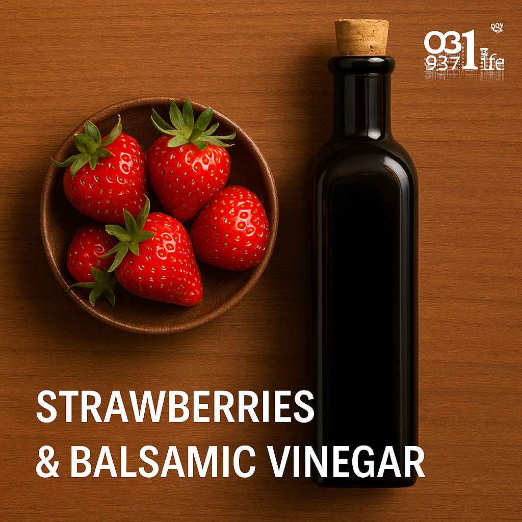 #strawberries & balasamic vinegar